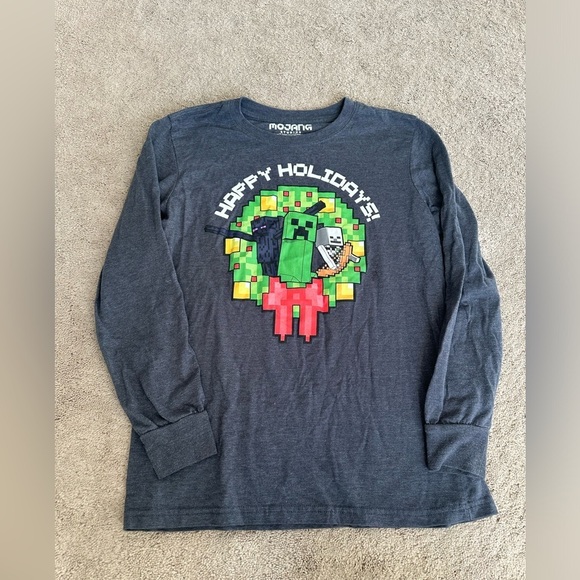 Other - Boys Minecraft  Christmas shirt yxl